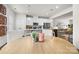 Inviting dining area with a view of the open kitchen and comfortable living room at 122 Lanyard Dr # C, Mooresville, NC 28117