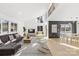 Bright, open living area features vaulted ceilings and many windows at 126 Abbey Ln, Mount Gilead, NC 27306