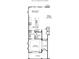 Detailed floor plan showcasing the layout of the first floor, including kitchen, living, and foyer at 136 Longwood Rd # 47, Mooresville, NC 28115