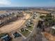 Aerial view of a neighborhood with houses and a golf course at 138 Augusta Ln, Shelby, NC 28150