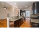 Kitchen features granite countertops and stainless steel appliances at 138 Augusta Ln, Shelby, NC 28150