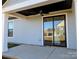 Covered patio with ceiling fan and sliding glass doors at 1846 Yardley St, Rock Hill, SC 29732