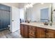 Bathroom with double vanity, shower, and toilet at 2008 Fallondale Rd, Waxhaw, NC 28173