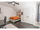 Bedroom with double doors and ceiling fan at 2008 Fallondale Rd, Waxhaw, NC 28173