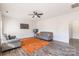 Living room with two sofas and orange rug at 2008 Fallondale Rd, Waxhaw, NC 28173