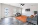 Living room with two sofas and orange rug at 2008 Fallondale Rd, Waxhaw, NC 28173