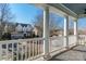 Covered porch with white columns and view at 2008 Fallondale Rd, Waxhaw, NC 28173