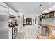 Bright kitchen featuring stainless steel appliances and wood countertops at 214 Heather Glen Ln, Belmont, NC 28012