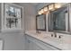 Bathroom with a double vanity and modern fixtures at 2205 E Brief Rd, Monroe, NC 28110