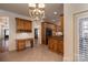 Breakfast area with built-in desk and view into kitchen at 2324 Ryan Conley Ct, Gastonia, NC 28056