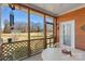 Relaxing screened porch overlooking a large backyard at 261 Nabors Rd, Statesville, NC 28677