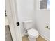 Small powder room with toilet and updated fixtures at 3040 Swallowtail Ln # 36, Kannapolis, NC 28083