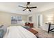 Spacious main bedroom with two seating areas at 3366 Table Rock Dr, Gastonia, NC 28052