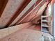 Unfinished attic space with exposed rafters at 4407 Esherwood Ln, Charlotte, NC 28270