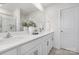 Modern bathroom featuring double sinks and a large mirror at 478 Berryman Rd, Rock Hill, SC 29732