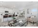 Open concept kitchen with white cabinets and a kitchen island at 478 Berryman Rd, Rock Hill, SC 29732