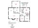 First floor plan shows a spacious layout with 3 bedrooms and 1 bath at 48374 Pfeiffer Pl, Misenheimer, NC 28109