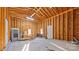 Unfinished garage with concrete floor and ample space at 507 Bearbrook Ln, Gastonia, NC 28052