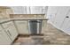 Kitchen with stainless steel dishwasher and granite counters at 507 Bearbrook Ln, Gastonia, NC 28052