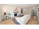 Spacious living room with fireplace and shiplap accent wall at 532 Scaleybark Rd, Charlotte, NC 28209