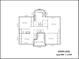 Upper level floor plan with four bedrooms and two bathrooms at 536 19Th Avenue Nw Dr, Hickory, NC 28601