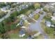 Aerial view showing house location and neighborhood at 10237 Fairway Ridge Rd, Charlotte, NC 28277