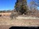 This backyard overlooks an open expanse of land and includes a small retaining wall at 1148 Tangle Ridge Se Dr, Concord, NC 28025