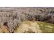 Aerial view showing expansive property and wooded area at 219 Society Rd, Statesville, NC 28625