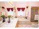 Bathroom with double vanity, soaking tub, and shower at 219 Society Rd, Statesville, NC 28625