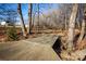 Wooden footbridge over a small creek at 219 Society Rd, Statesville, NC 28625