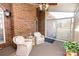 Relaxing sunroom with wicker chairs and sliding glass doors at 219 Society Rd, Statesville, NC 28625