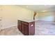 Modern kitchen island with granite countertop and dark wood cabinets at 2226 Catawba Trace Dr, Catawba, NC 28609