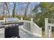 Deck with Nexgrill and white railing overlooking backyard at 2490 Westminster Dr, Rock Hill, SC 29732