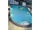 Relaxing kidney-shaped pool, great for summer fun at 31009 Executive Pt, Tega Cay, SC 29708