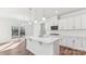 Open kitchen featuring a center island, modern appliances, and seamless access to the outdoors at 355 Miramar Dr, York, SC 29745