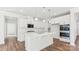Modern kitchen with a center island, built in oven, and plenty of counter space for cooking at 355 Miramar Dr, York, SC 29745