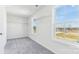 Bright walk-in closet with carpet and shelving at 355 Miramar Dr, York, SC 29745