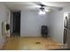 Hallway with gray walls and new flooring at 401 Gillscreek Dr, Lancaster, SC 29720