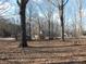 Wooded lot with mature trees and a partially visible home at 401 Gillscreek Dr, Lancaster, SC 29720