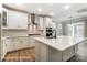 Modern kitchen featuring white cabinets, stylish backsplash, and stainless steel appliances at 5108 Verona Rd # 94, Charlotte, NC 28213