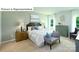 Spacious main bedroom with plush carpet and large windows at 541 Zermatt Ct, Monroe, NC 28112