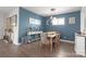 Contemporary dining room with stylish furnishings and a serene ambiance at 6289 Raven Rock Dr, Denver, NC 28037