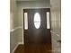 Interior entryway with hardwood floors and a wooden door at 1044 Tarlton Dr # 0, Shelby, NC 28052