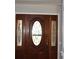 Elegant front door with stained glass accents at 1044 Tarlton Dr # 0, Shelby, NC 28052