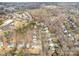 Aerial view of the neighborhood, showing surrounding homes and trees at 110 Creekside Dr, Fort Mill, SC 29715