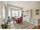 Charming breakfast nook with a table for four and access to a sunroom at 1380 Secret Path Dr, Fort Mill, SC 29708