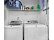 Laundry room with side-by-side washer and dryer at 2512 Heathershire Ln, Matthews, NC 28105