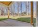 Private backyard with wooded area and grass at 2712 Yellow Bell Way, Monroe, NC 28112