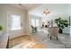 Bright home office with hardwood floors and built-in shelving at 3101 Elmwood Dr, Monroe, NC 28110