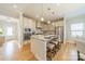 Modern kitchen featuring stainless steel appliances and an island with seating at 3101 Elmwood Dr, Monroe, NC 28110